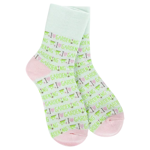 Socks-I Love Gardening Crew