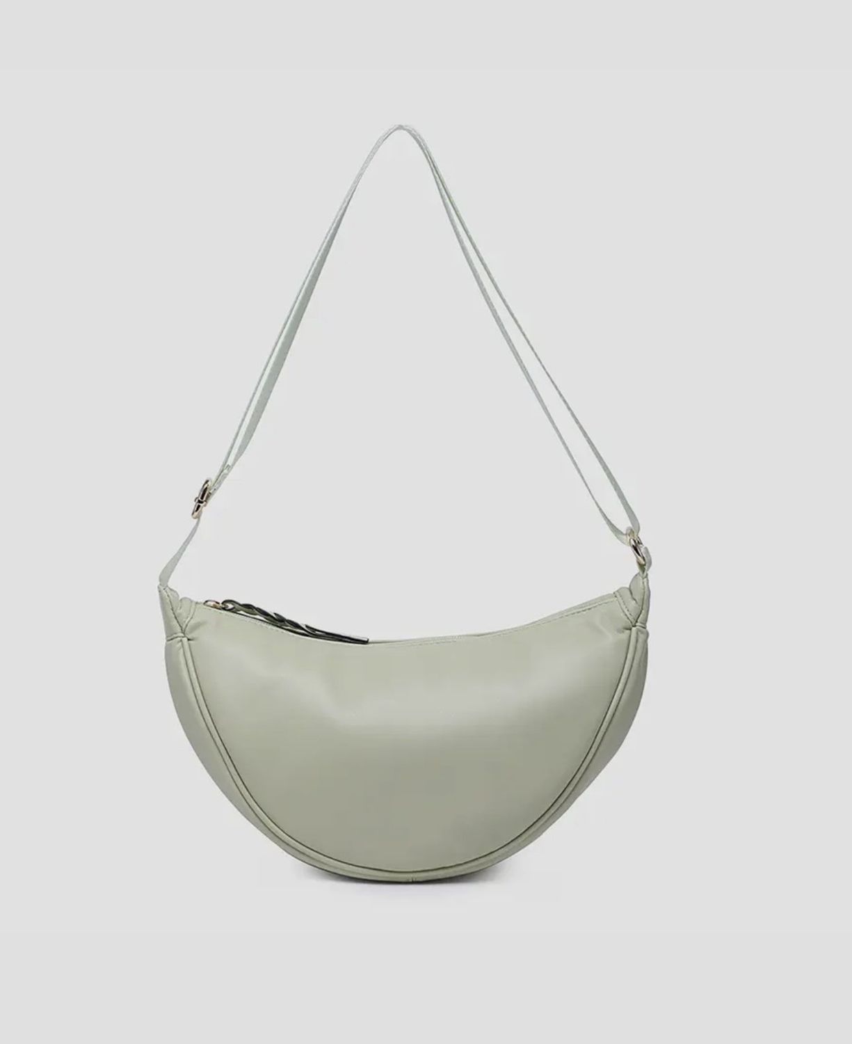 The Rosalie Banana Sling Bag in Sage