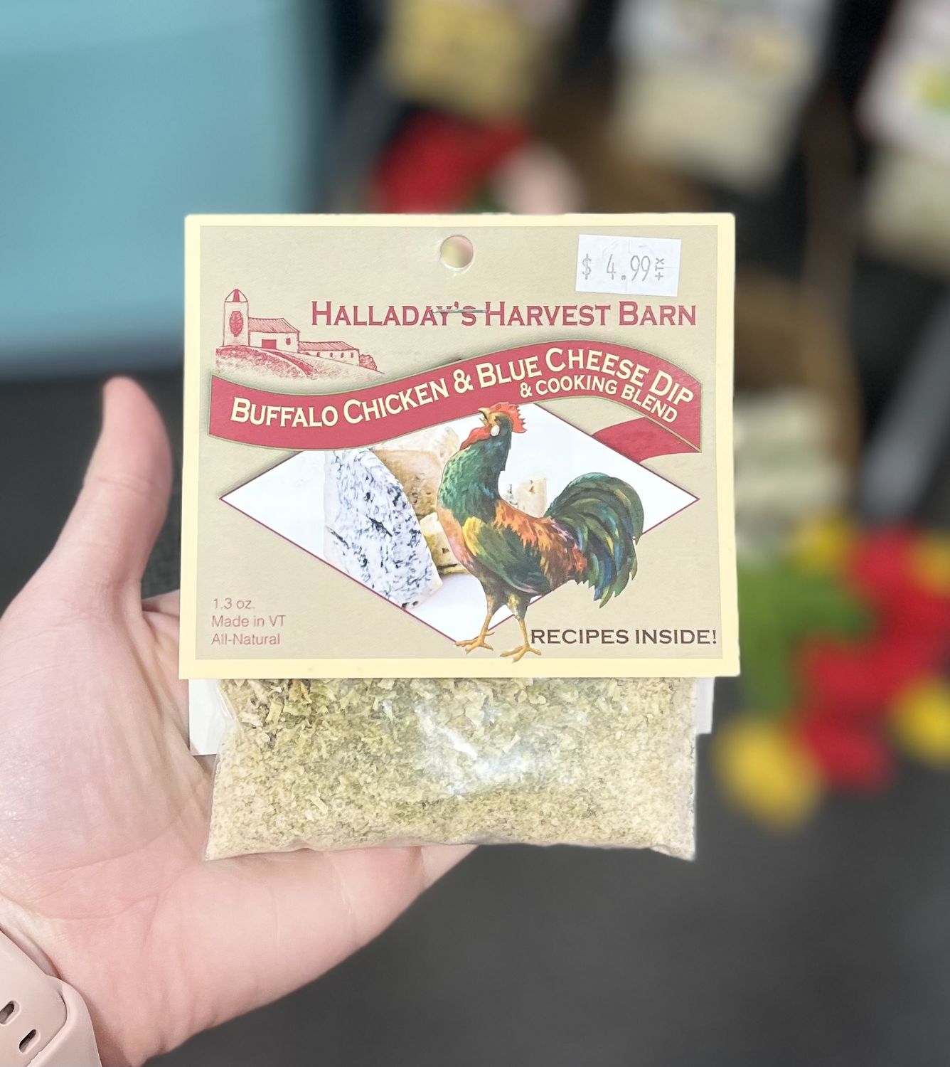 Halladay’s Buffalo Chicken &amp; Blue Cheese Dip Mix