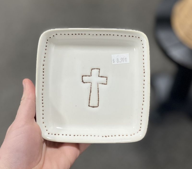 Cross Trinket Dish