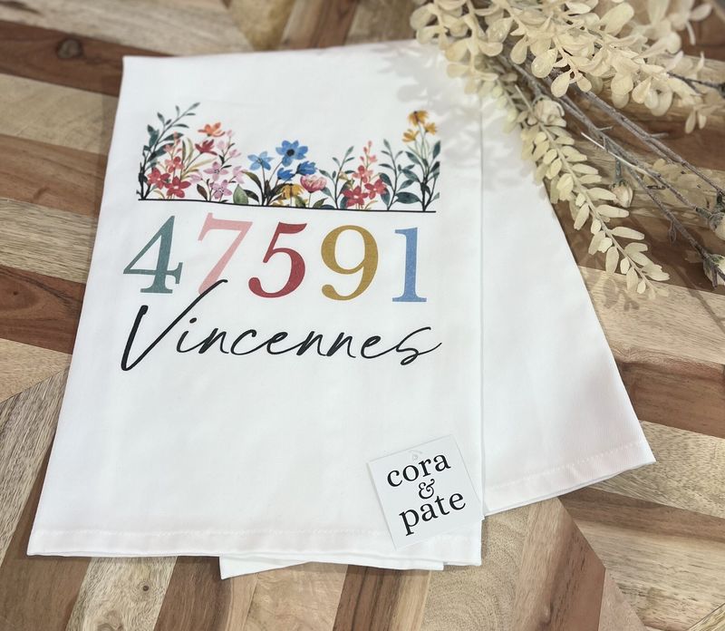 Floral 47591 Tea Towel