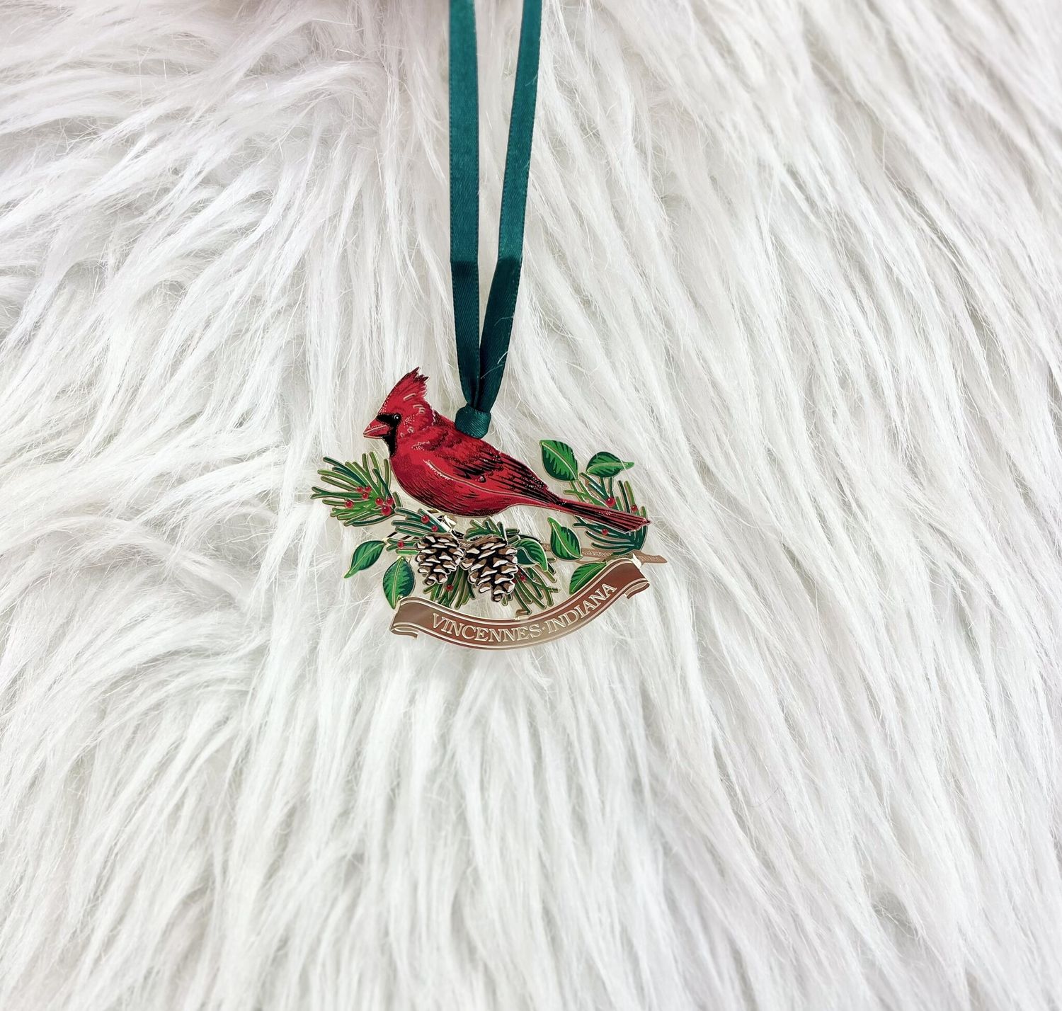 Vincennes, IN Cardinal Ornament