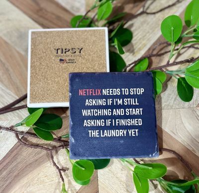 Netflix Needs to Stop Ceramic Coaster