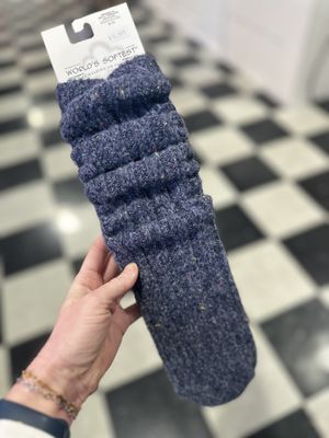 Denim Confetti Slouch Socks Denim Confetti Slouch Socks