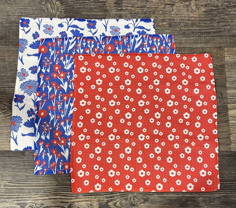 Royal Garden 3 Dishcloth Set