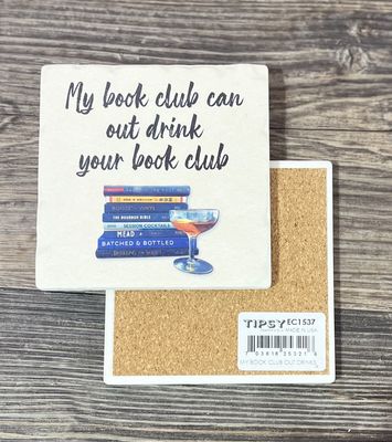 My Book Club Ceramic Coaster My Book Club Ceramic Coaster