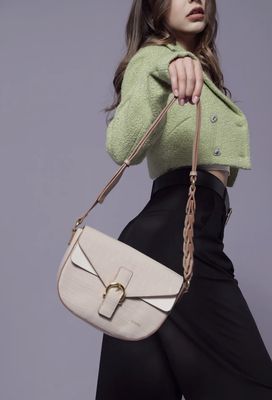 The Melbourne Shoulder Bag in Beige