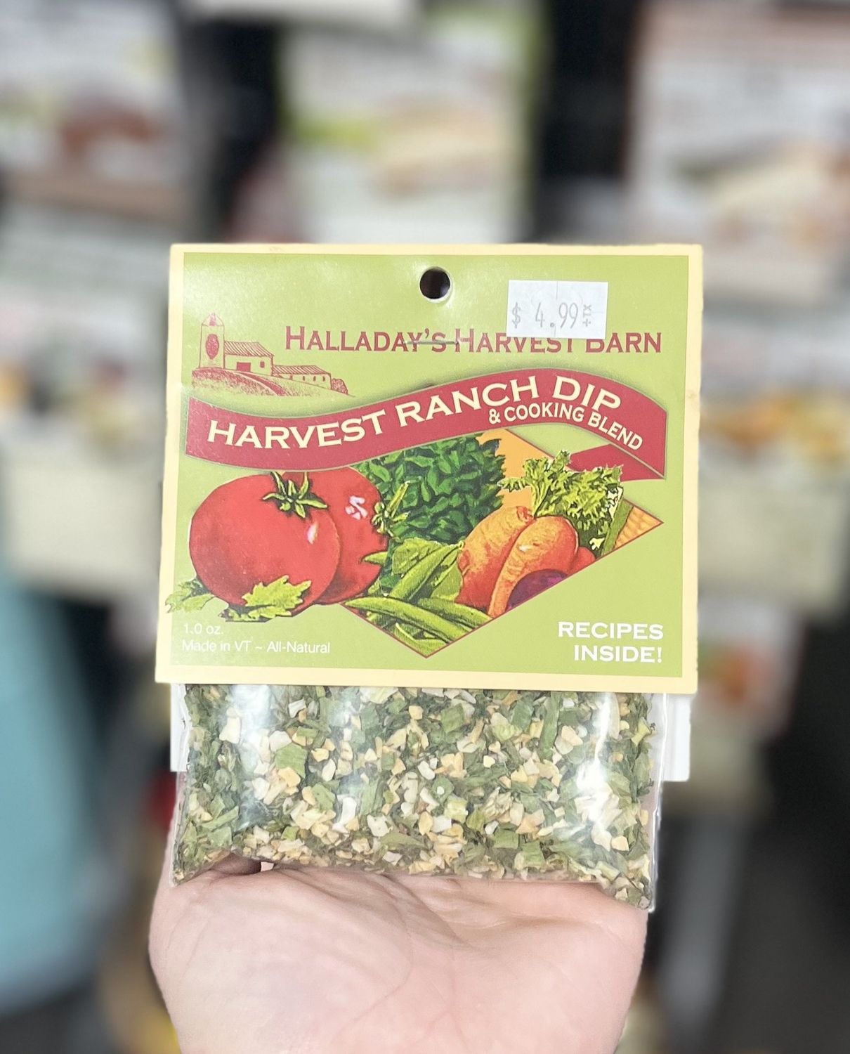 Halladay’s Harvest Ranch Dip Mix