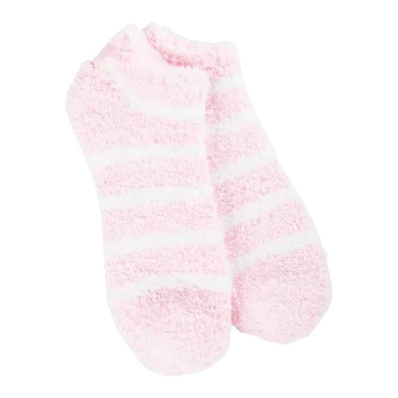 Cozy Short Socks-Candy Stripe Cozy Short Socks-Candy Stripe