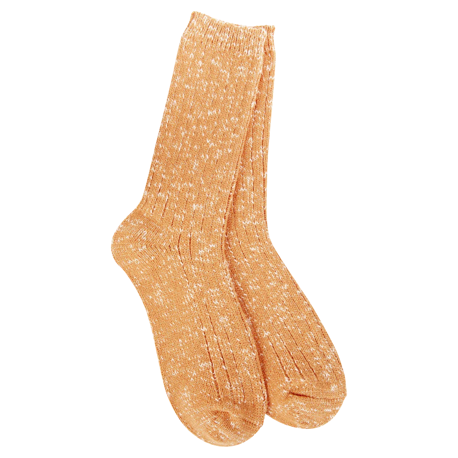 Ragg Crew Socks-Orange