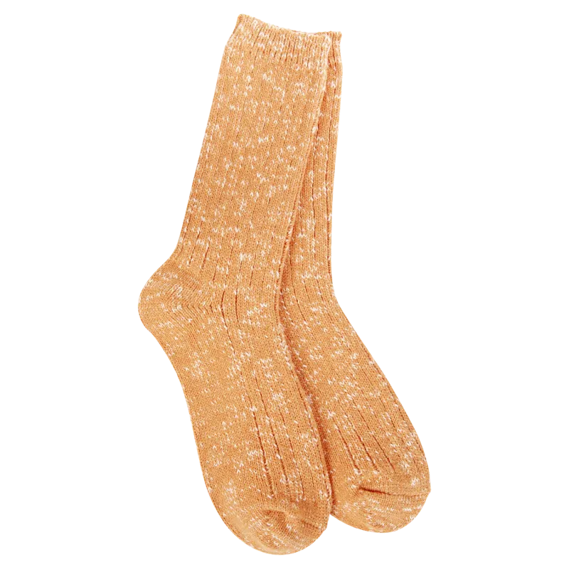 Ragg Crew Socks-Orange Ragg Crew Socks-Orange