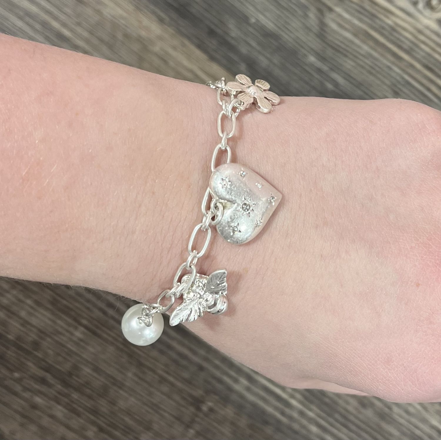 Silver Charm Bracelet