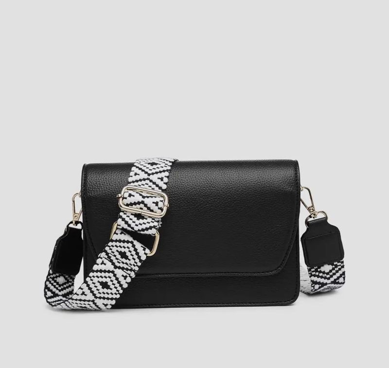 The Noah Crossbody in Black