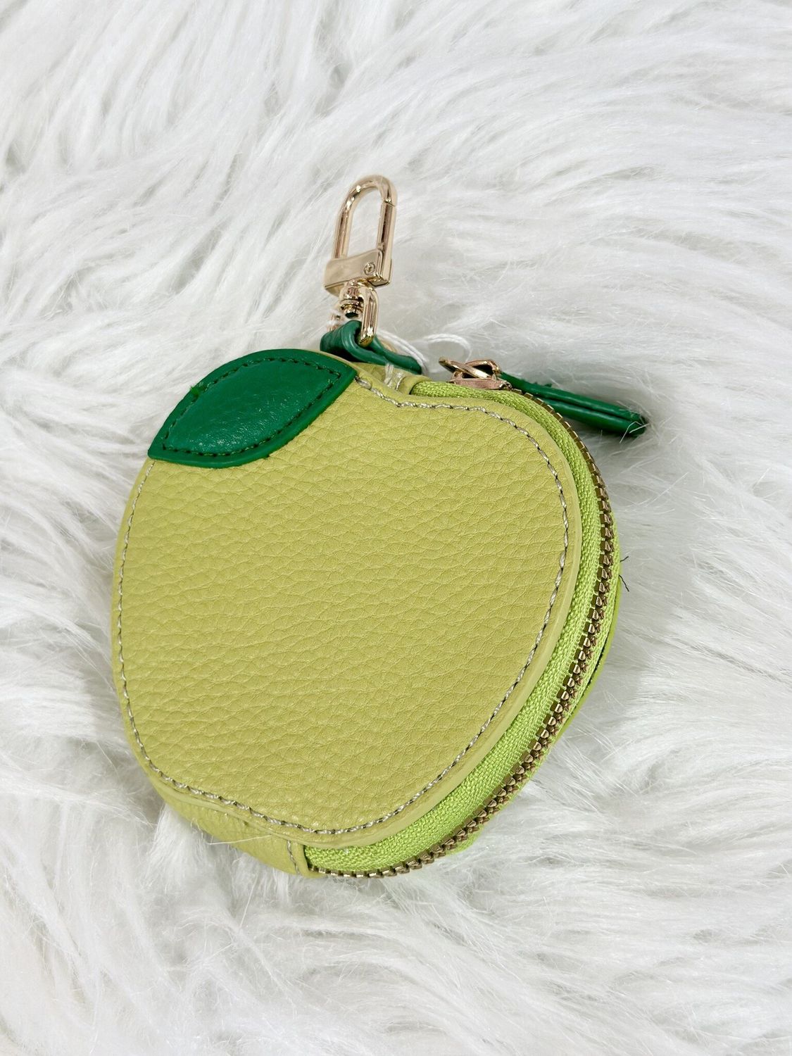 Apple Zipper Pouch Bag Charm