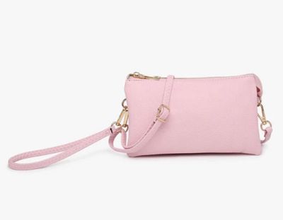 Ballet Pink Triple Pocket Riley Clutch