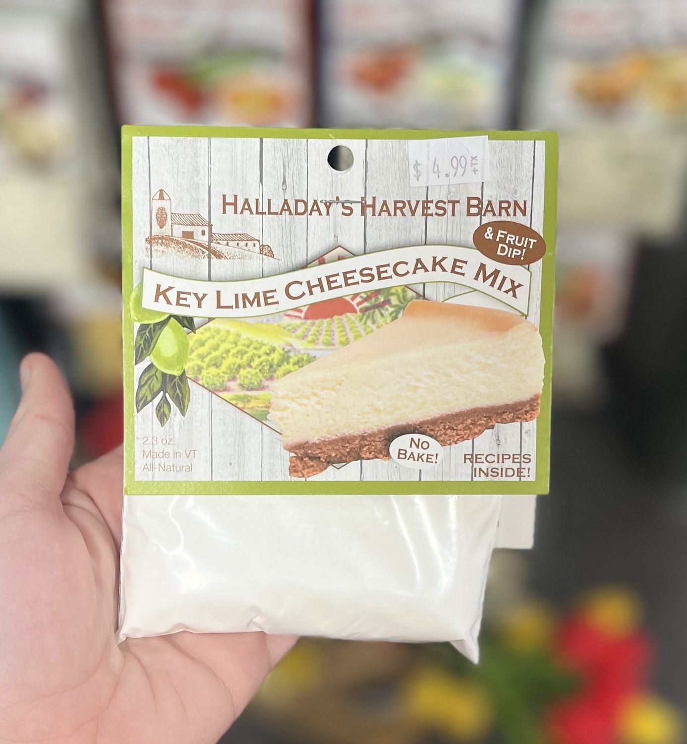 Halladay’s Key Lime Cheesecake Mix