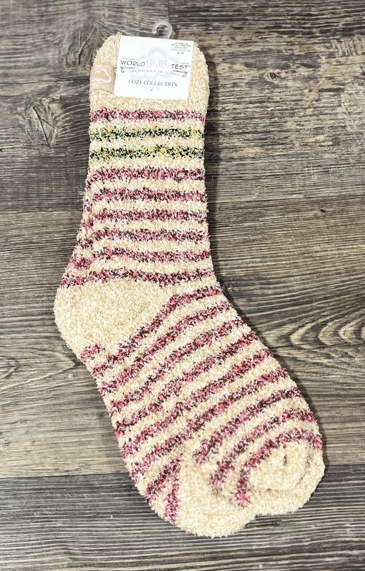 Botanical Multi Cozy Crew Socks Botanical Multi Cozy Crew Socks