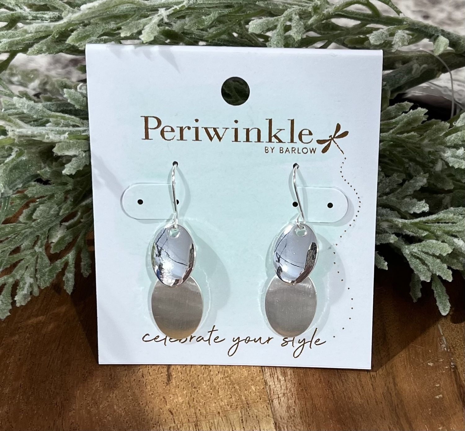 Silver Dangle Drop Earrings