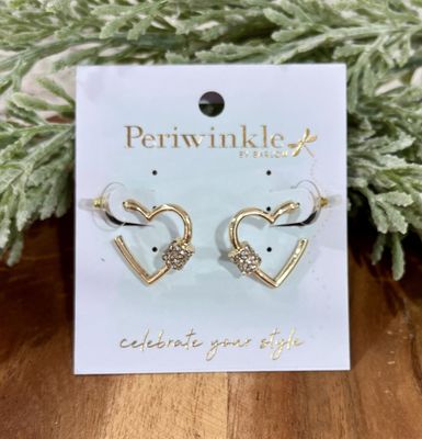 Heart Sparkle Earrings Heart Sparkle Earrings