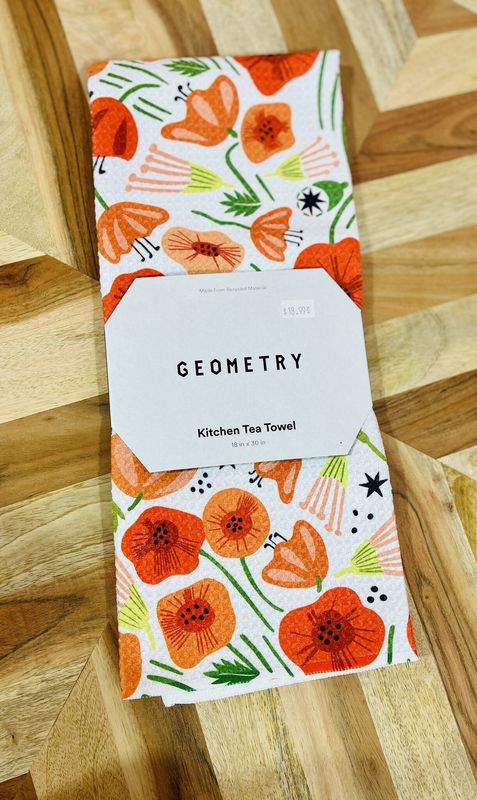 Poppy Power Tea Towel