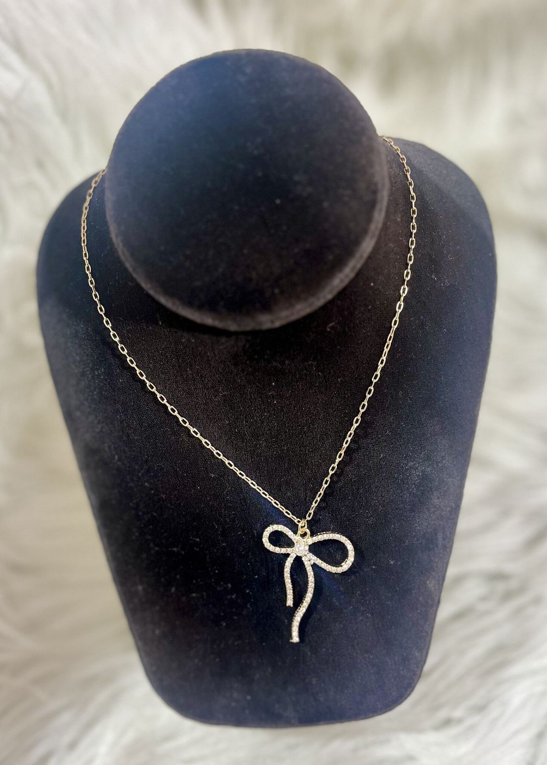 Gold Sparkle Flower Necklace