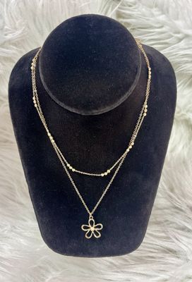 Retro Flower Layered Necklace Retro Flower Layered Necklace