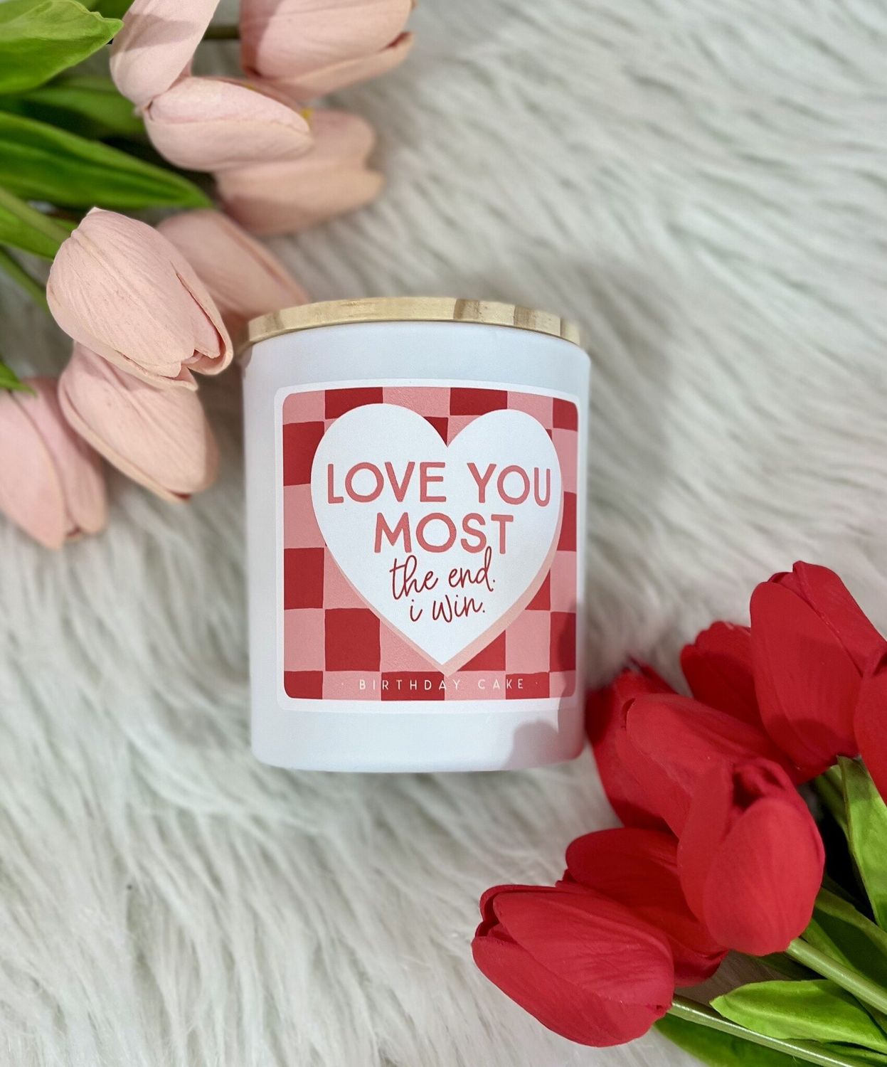 Love You Most Candle