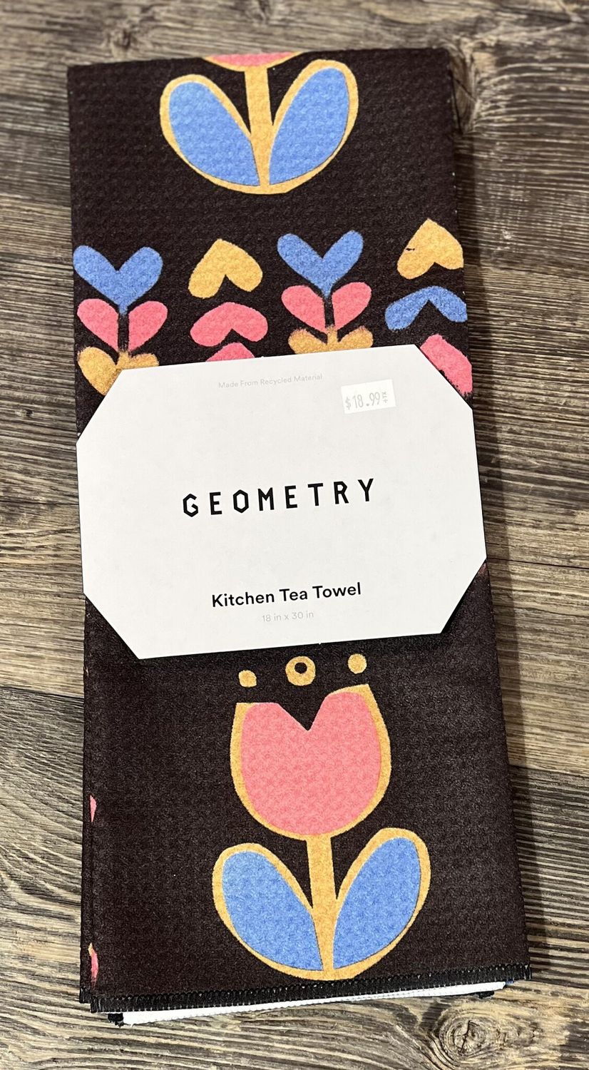 Tulip Patch Tea Towel