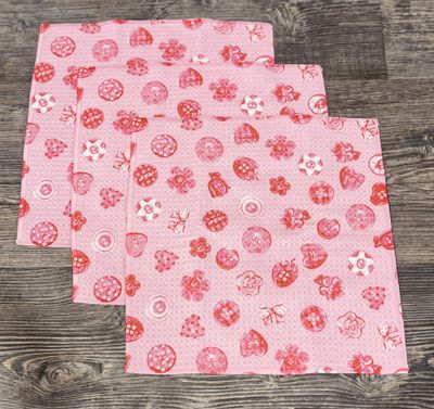 Collecting Buttons 3 Dishcloth Set