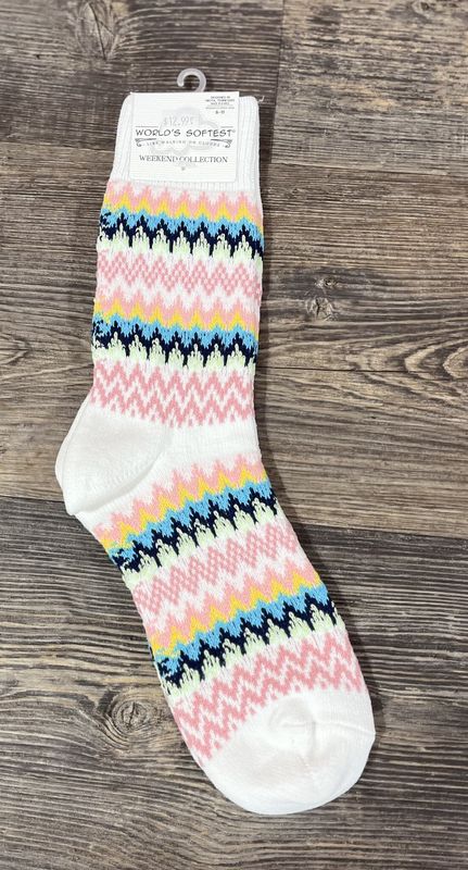 Zigzag Weekend Collection-White Multi Zigzag Weekend Collection-White Multi