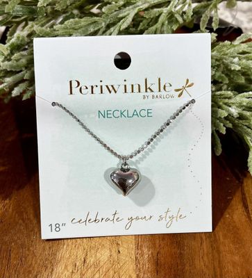 3D Bubble Heart Necklace