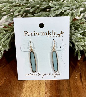 Mint Drop Earrings