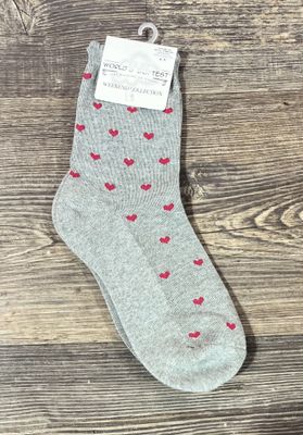 Red Hearts Ruffle Socks Red Hearts Ruffle Socks