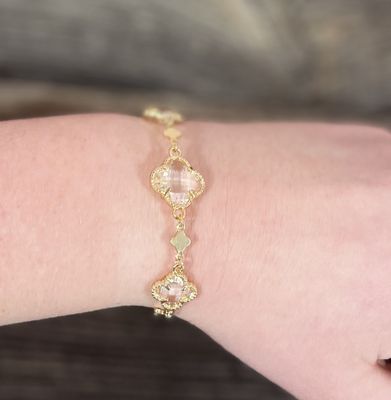 Gold Clover Bracelet