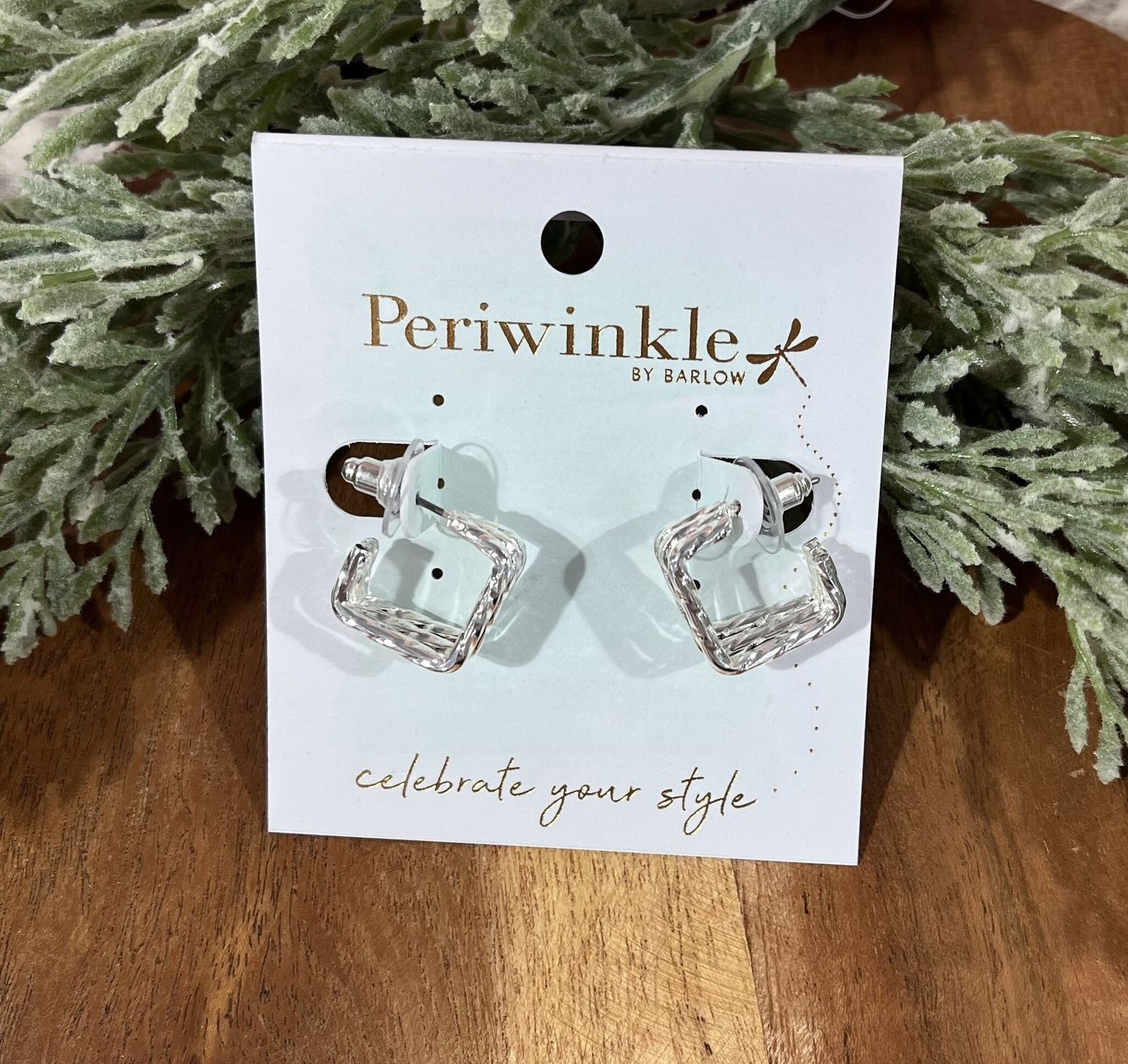 Silver 3 Strand Hoop Earrings