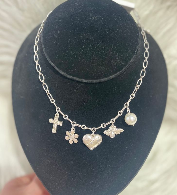 Silver Charm Necklace