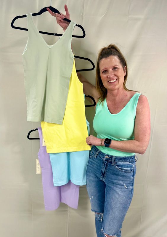 Everyday Reversible Tank-The Pastel Edit