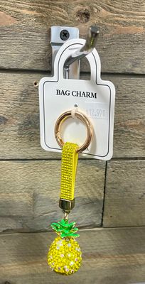 Pineapple Sparkle Bag/Keychain Charm Pineapple Sparkle Bag/Keychain Charm