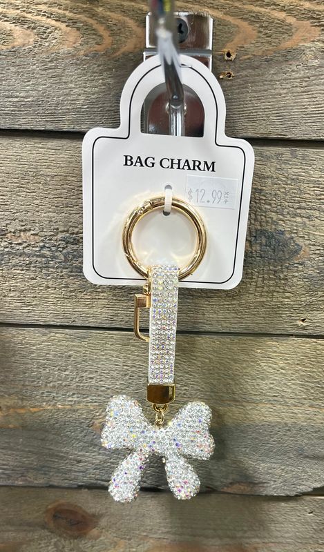 Bow Sparkle Bag/Keychain Charm