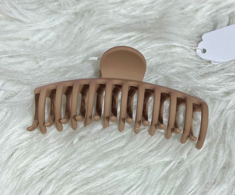 Matte Dusty Rose Rounded Claw Clip