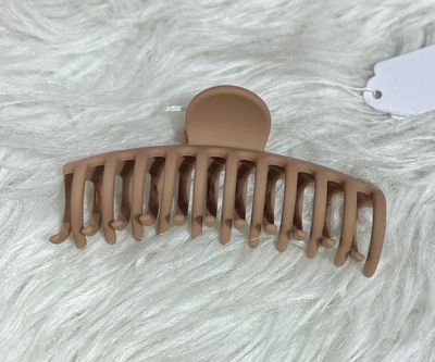 Matte Dusty Rose Rounded Claw Clip