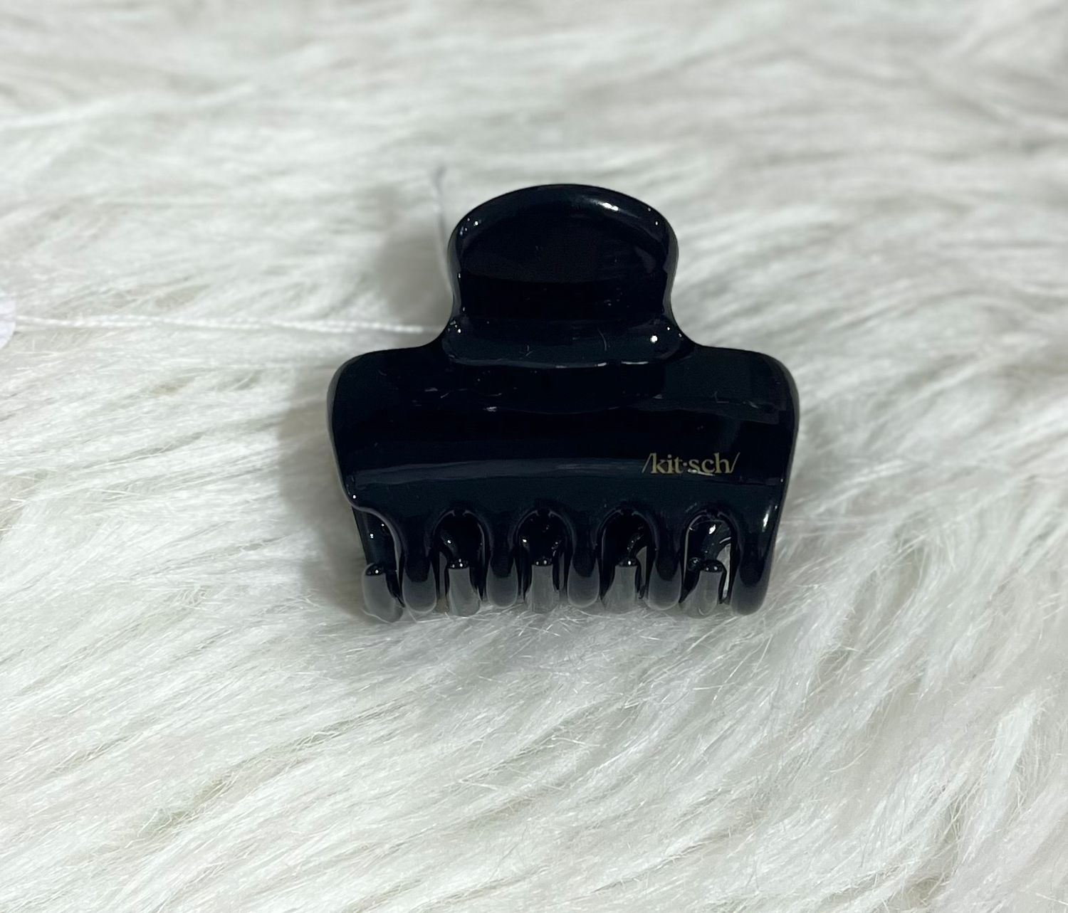 Black Bubble Claw Clip