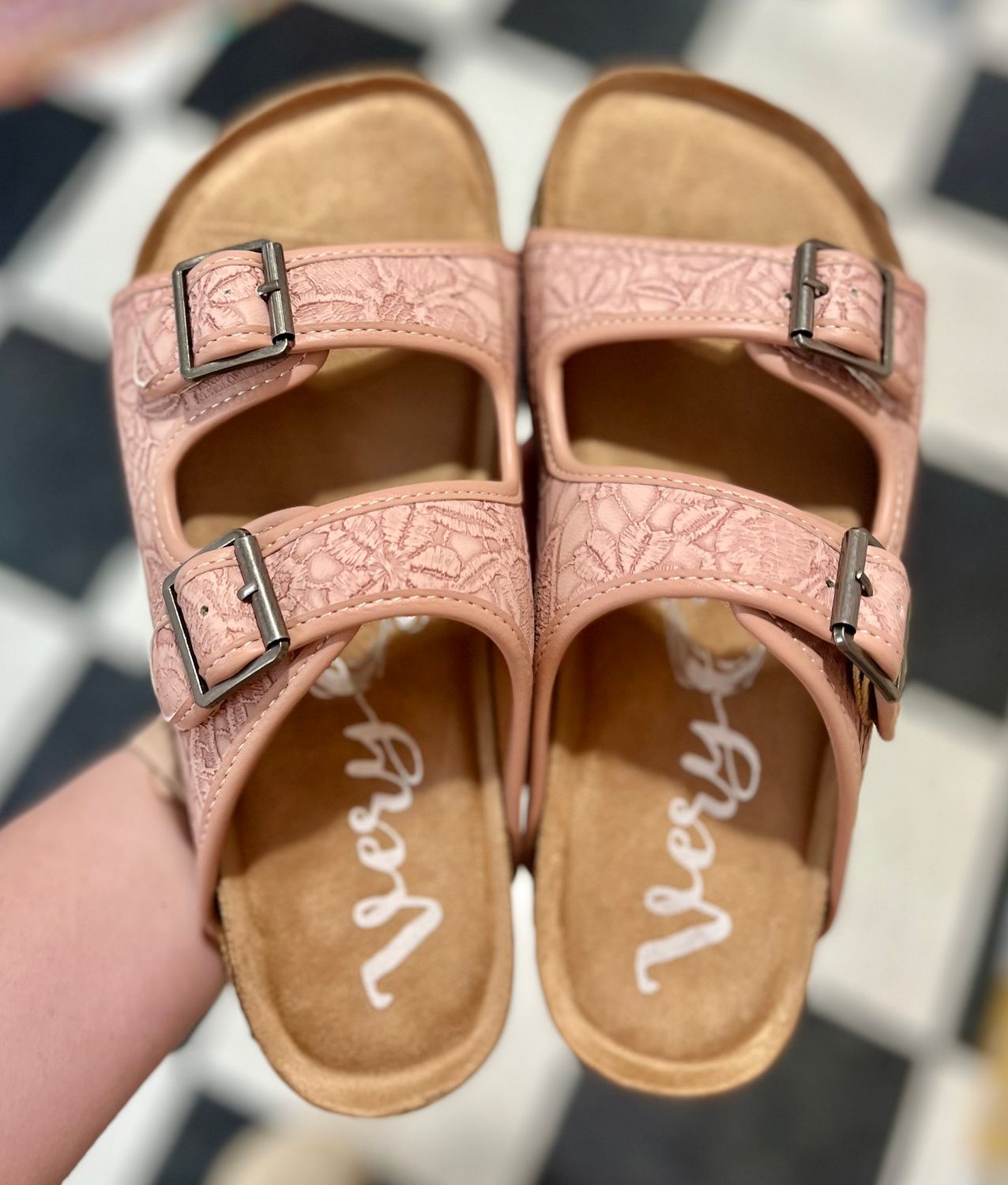 Berry Sandal in Blush