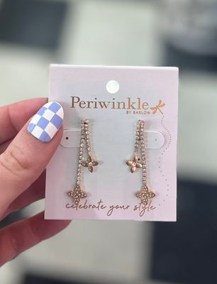 Clover Crystal Dangle Earrings Clover Crystal Dangle Earrings