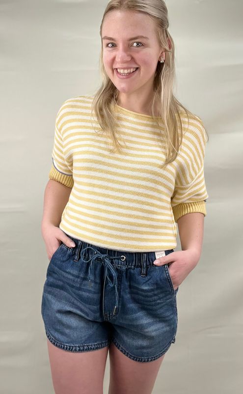 Featherweight Denim Shorts