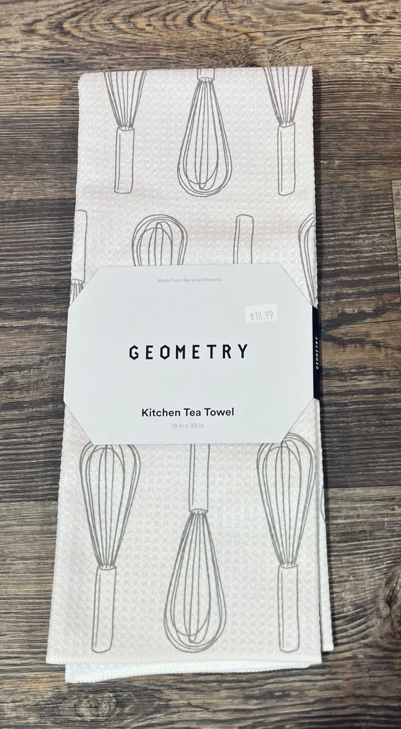 Kitchen Whisks Tea Towel
