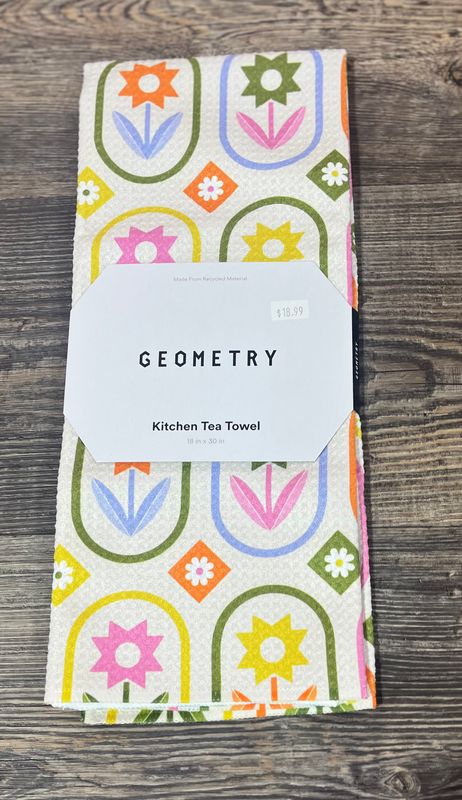 Petal Patchwork Tea Towel