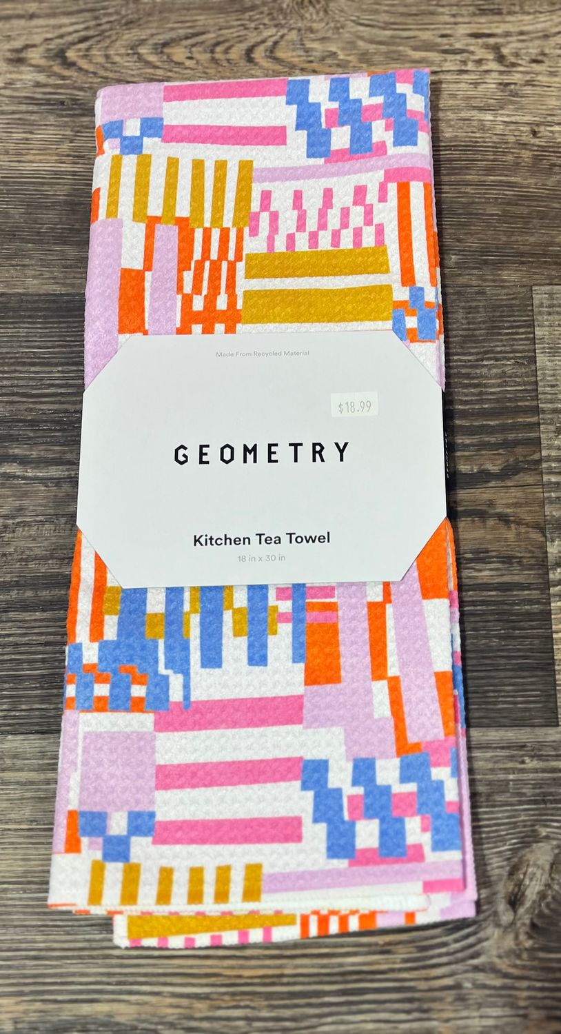 Playful Stripes Tea Towel