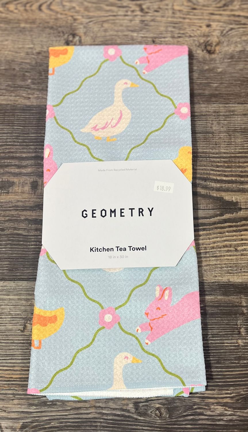 Easter Critters Tea Towel