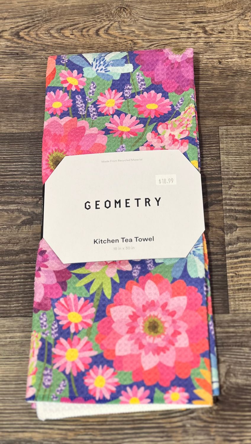 Spring Blooms Tea Towel